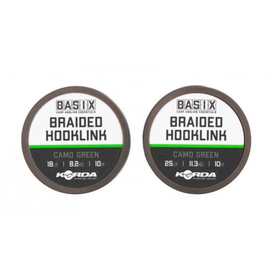 Korda - BASIX Braided Hooklink | 10m - Hengelsport De Goeie Vangst