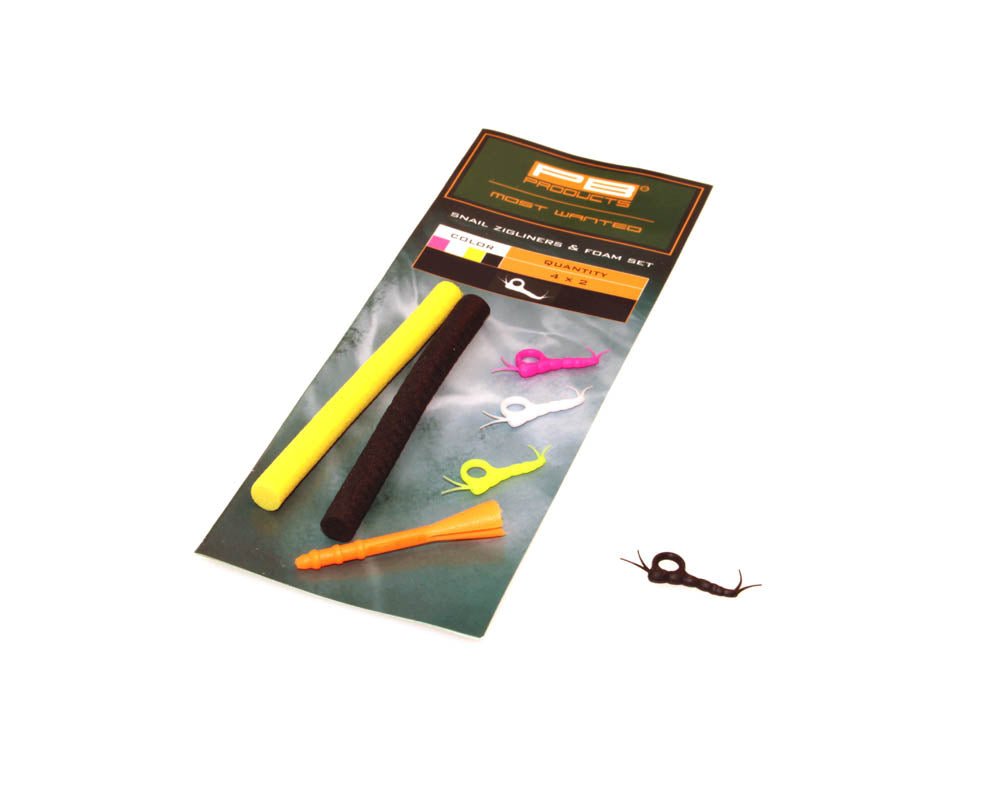 PB - Snail Zigliners & Foam Set - Hengelsport De Goeie Vangst