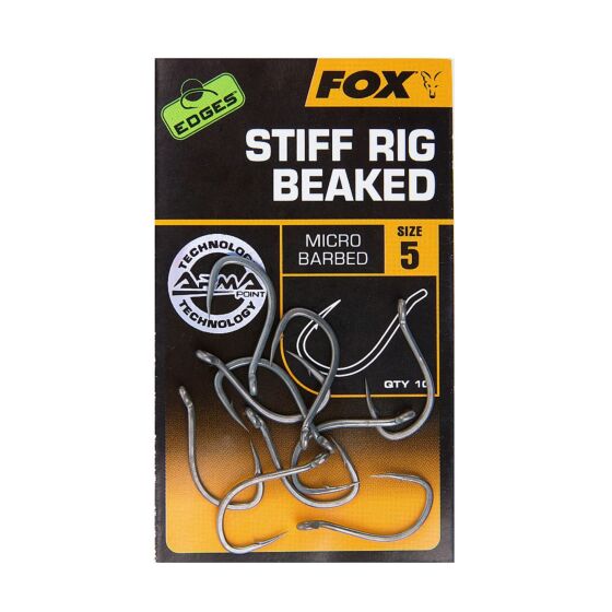 Fox Carp - Edges Stiff Rig Beaked Haken - Hengelsport De Goeie Vangst