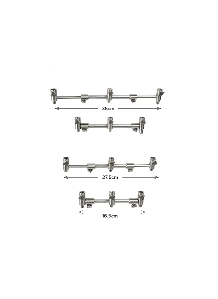 Carp Spirit - Inox 2/3 Rod Adjustable Buzz Bar - Hengelsport De Goeie Vangst