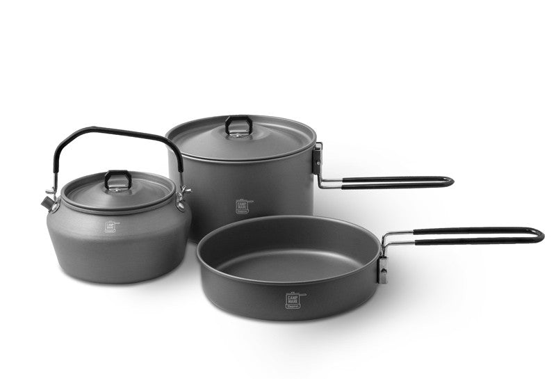 Delphin - Camping Cookware Set 3In1 - Hengelsport De Goeie Vangst
