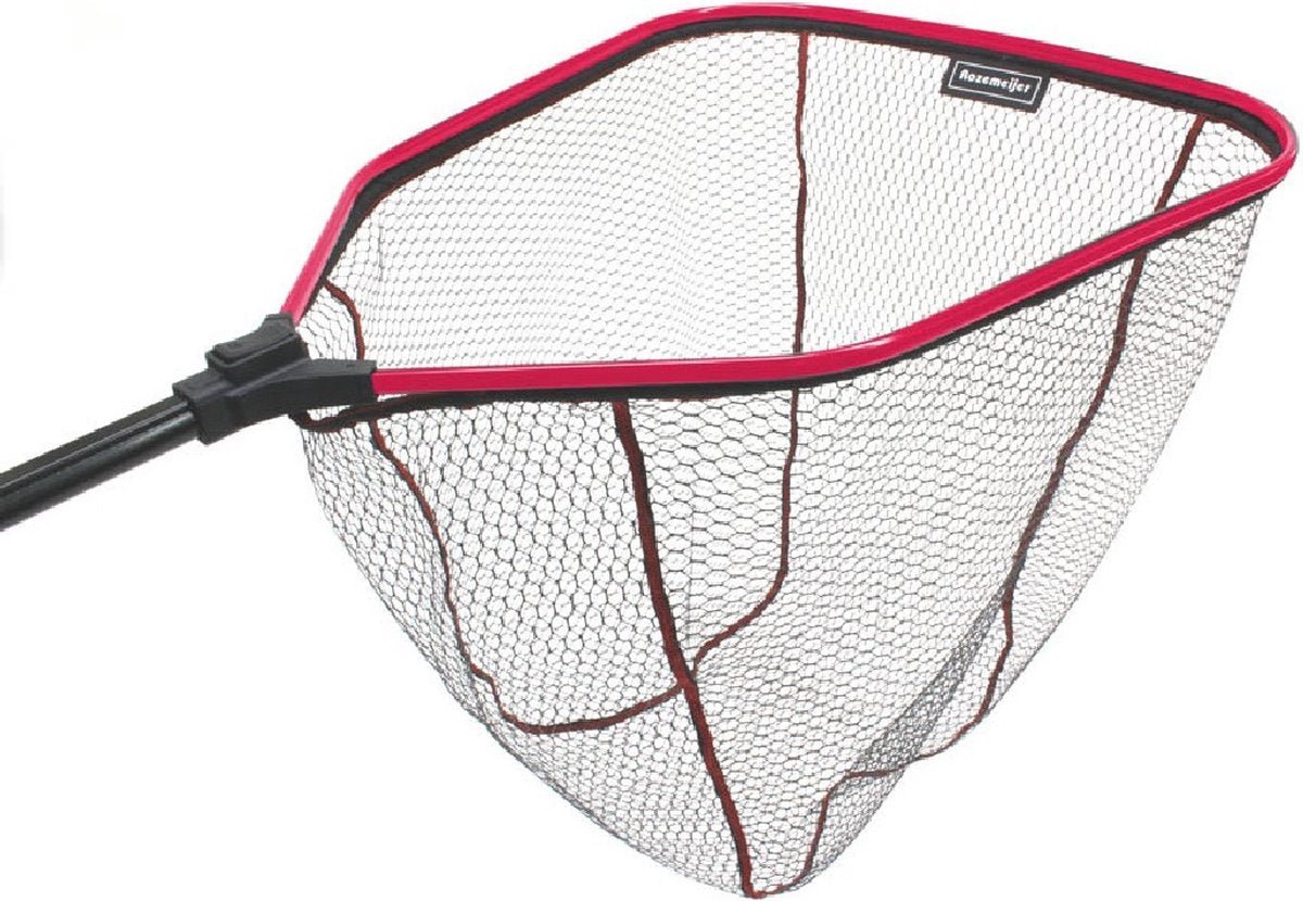 Rozemeijer - Folding Trap DLX Tele Rubberized Net - Hengelsport De Goeie Vangst