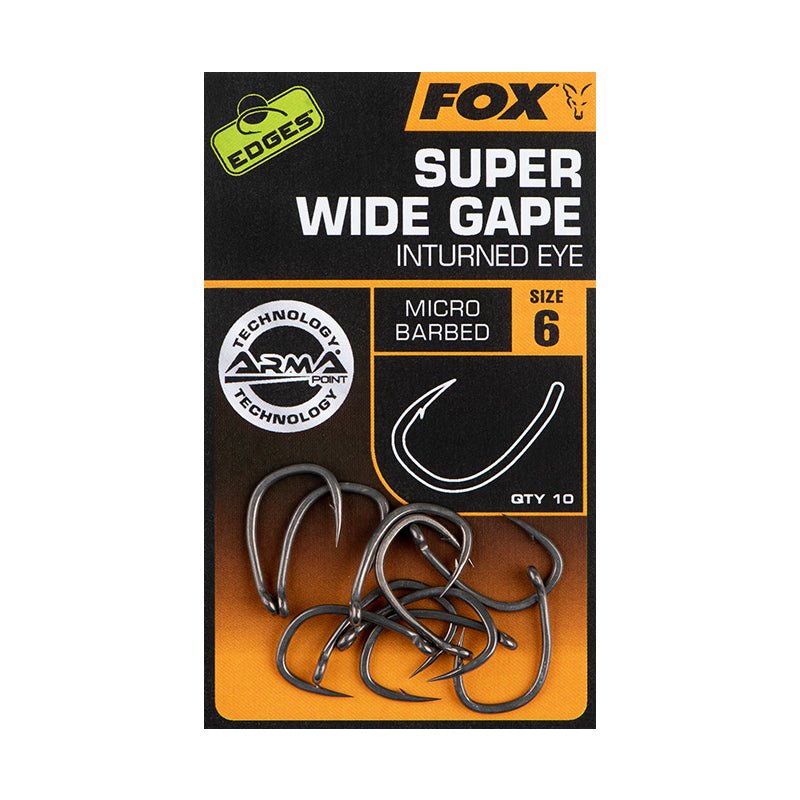 Fox Carp - Edges Super Wide Gape Haak - Hengelsport De Goeie Vangst