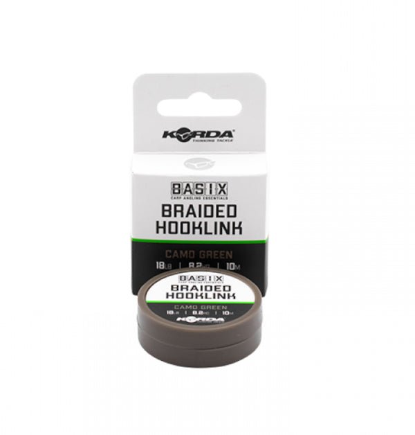 Korda - BASIX Braided Hooklink | 10m - Hengelsport De Goeie Vangst
