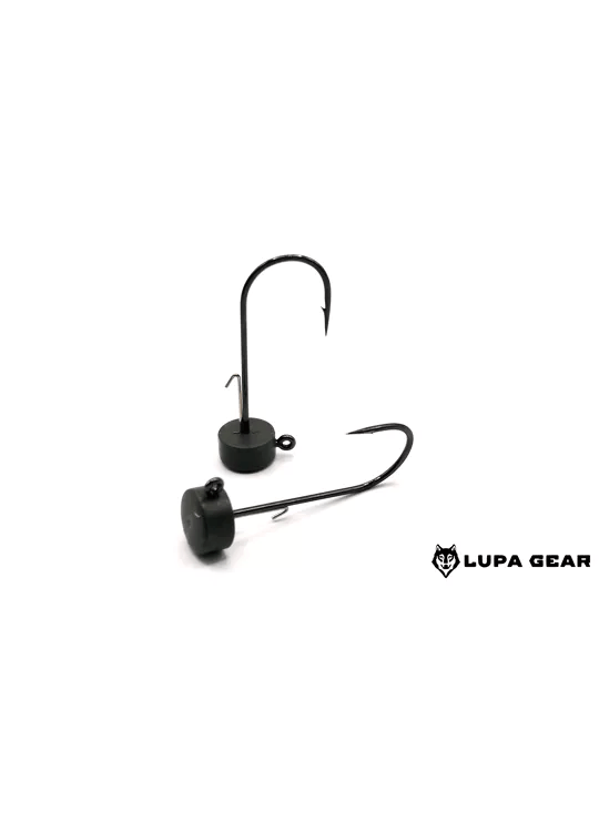 Lupa Gear - Tungsten Ned Jigheads Matt Black - Hengelsport De Goeie Vangst