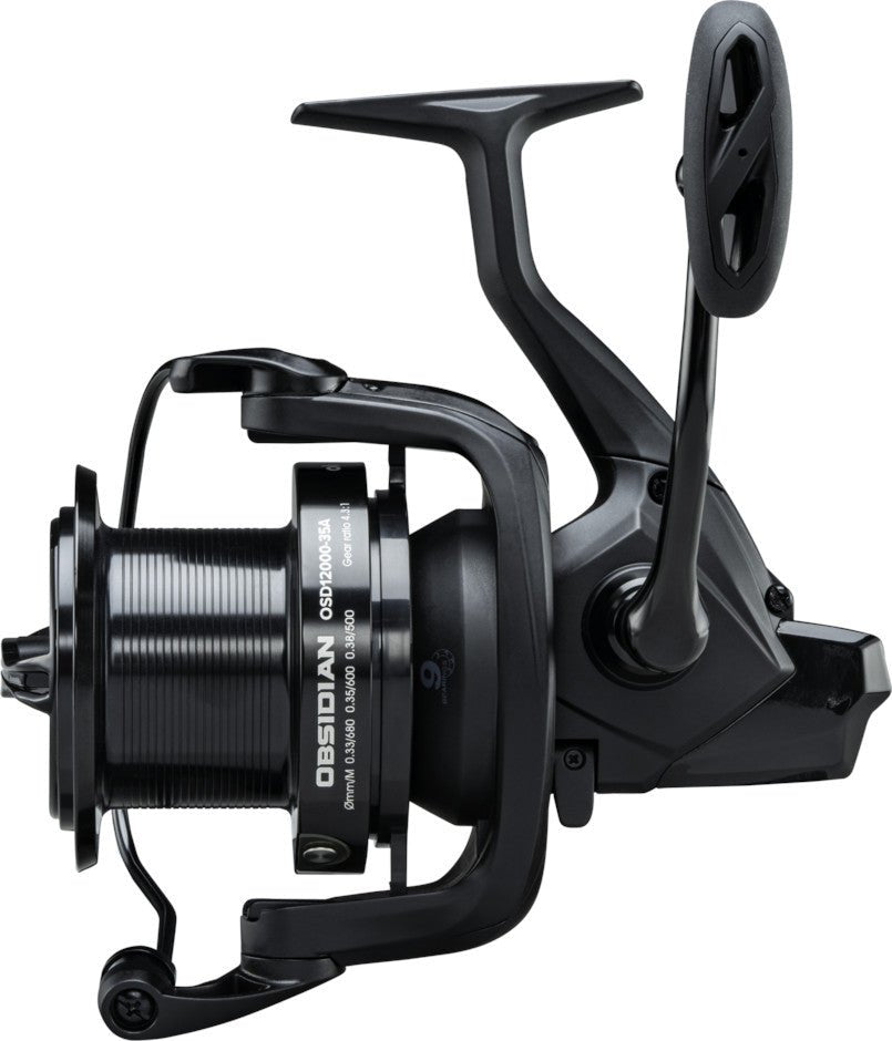 Okuma - Obsidian Carp 12000 | Incl. Reservespoel - Hengelsport De Goeie Vangst
