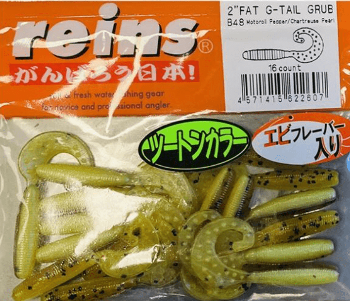 Reins - Fat G - Tail Grub 2" - Hengelsport De Goeie Vangst