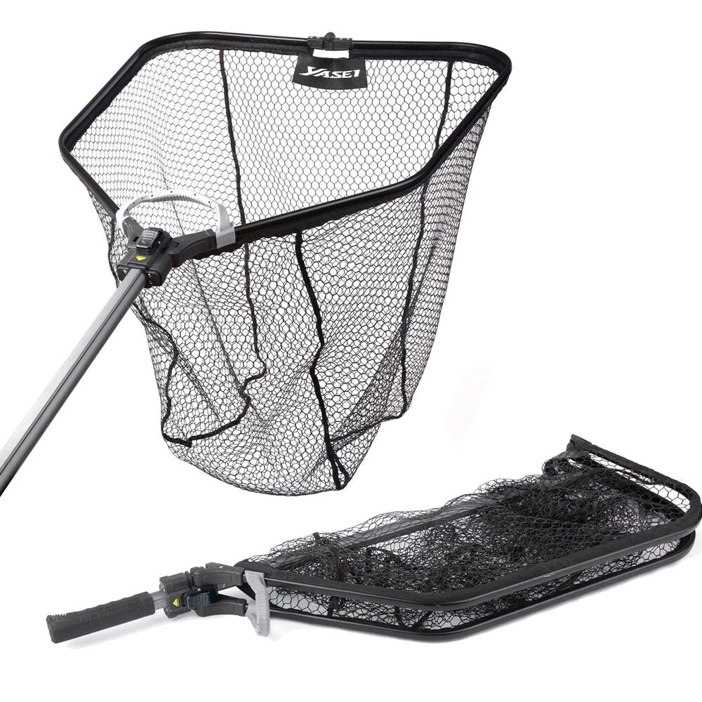 Shimano - Yasei Rubber Net | Large | Foldable - Hengelsport De Goeie Vangst