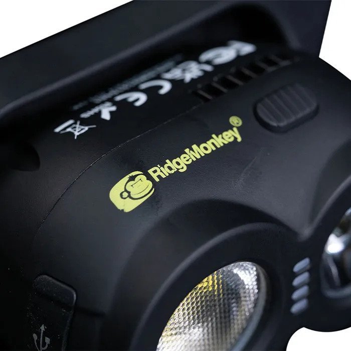 RidgeMonkey - VRH150X USB Rechargeable Headtorch - Hengelsport De Goeie Vangst