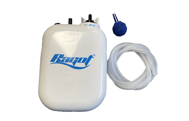 Ragot - Luchtpomp Met Batterij & 1 Snelheid - Hengelsport De Goeie Vangst