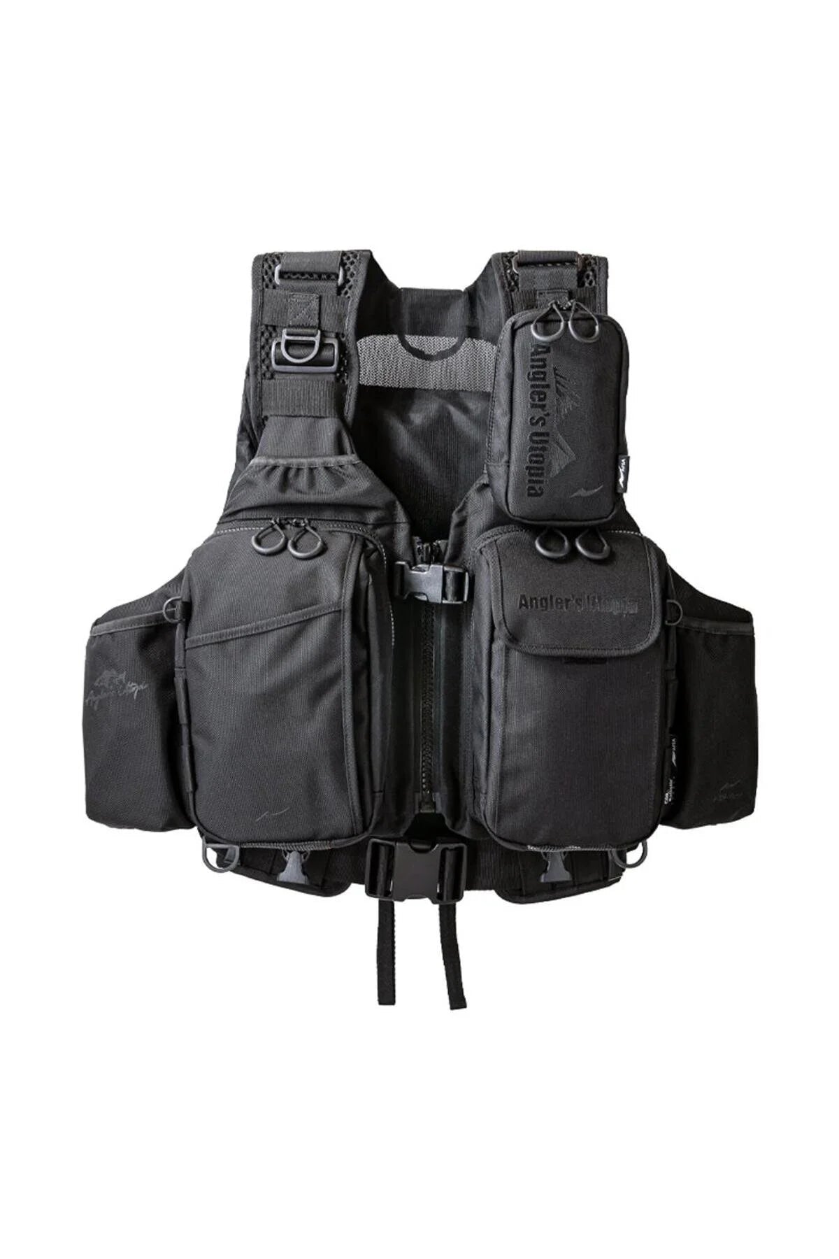 Apia-Angler’s Support Vest Ver.4-Black x Black - De Goeie Vangst