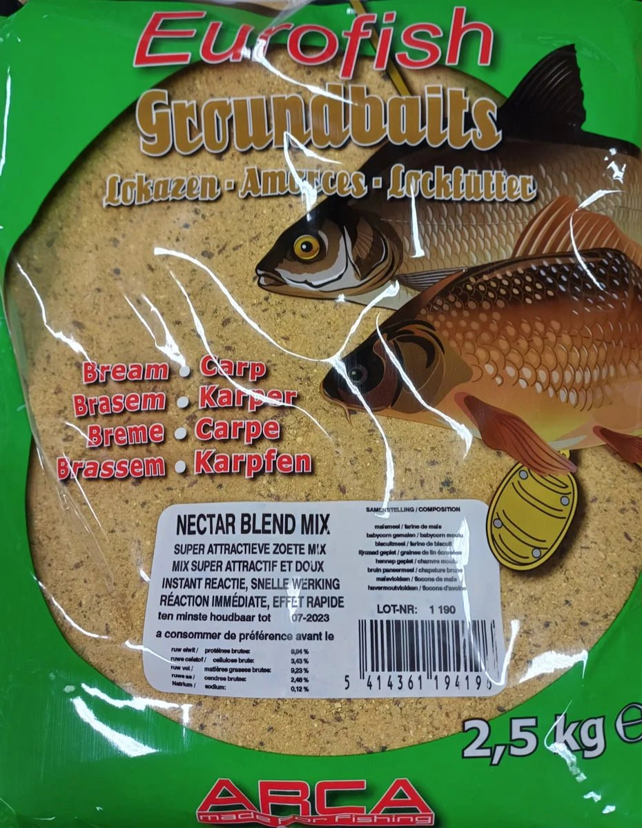 Arca - Eurofish Nectar Blend Mix Lokvoer | 1kg - - Hengelsport De Goeie Vangst