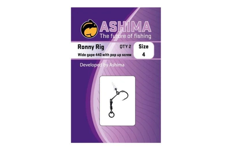 Ashima - Wide Cape Ronny Rig 440 With Pop Up Screw 2 Pcs - Hengelsport De Goeie Vangst