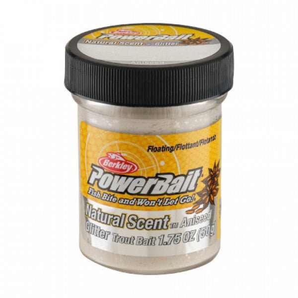 Berkley - Powerbait | Natural Glitter | Anise White - Hengelsport De Goeie Vangst