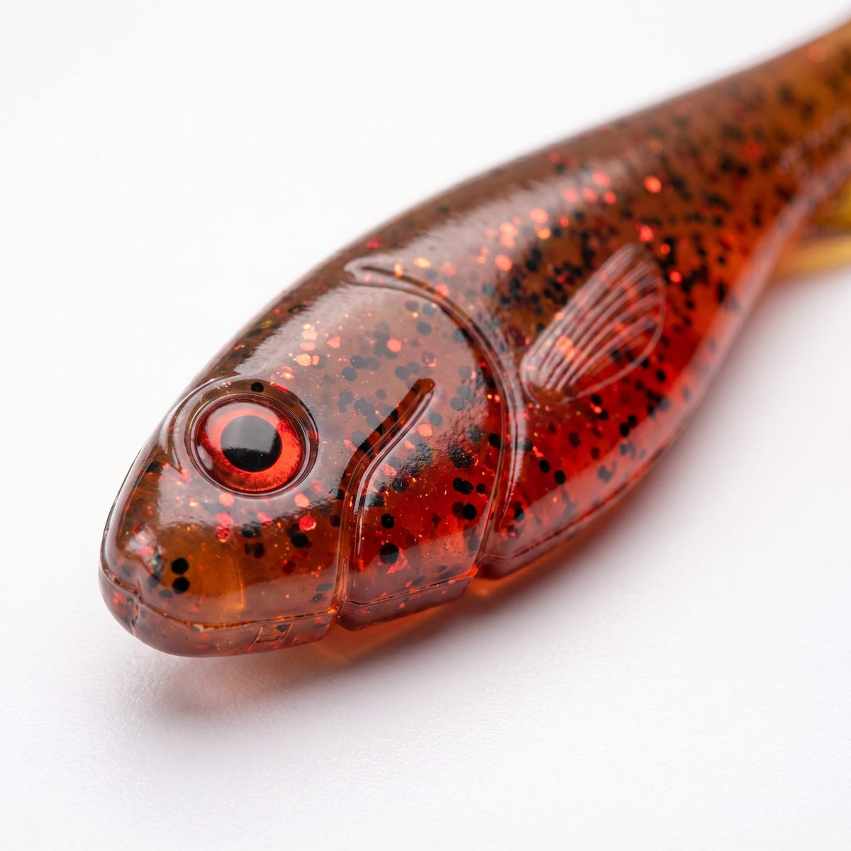 Bite On-Crazy Fox Twister-10cm-Motor Oil Red-De Goeie Vangst