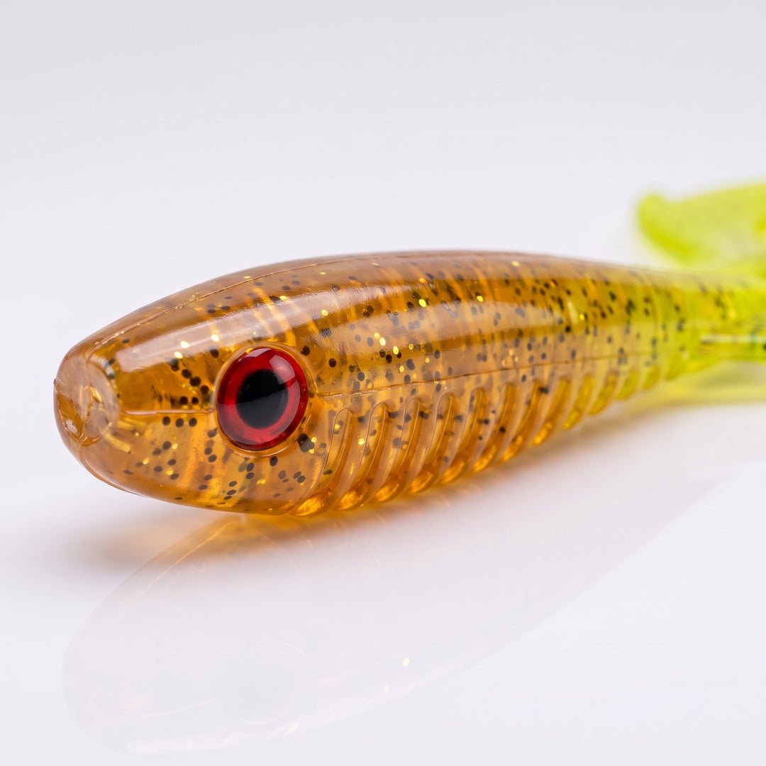 Bite On-Froggy Softbait-14cm-Caramel Oil-De Goeie Vangst