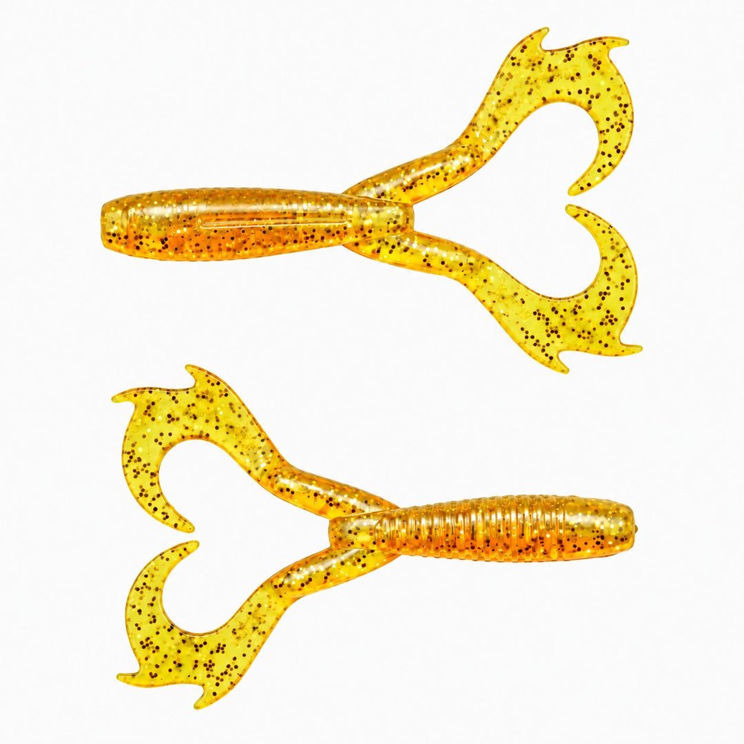 Bite On-Froggy Softbait-14cm-Caramel Oil-De Goeie Vangst