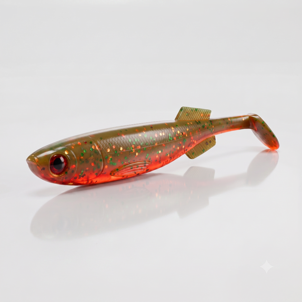 Bite On-Herrin Shad-12cm-Motor Oil Red-De Goeie Vangst