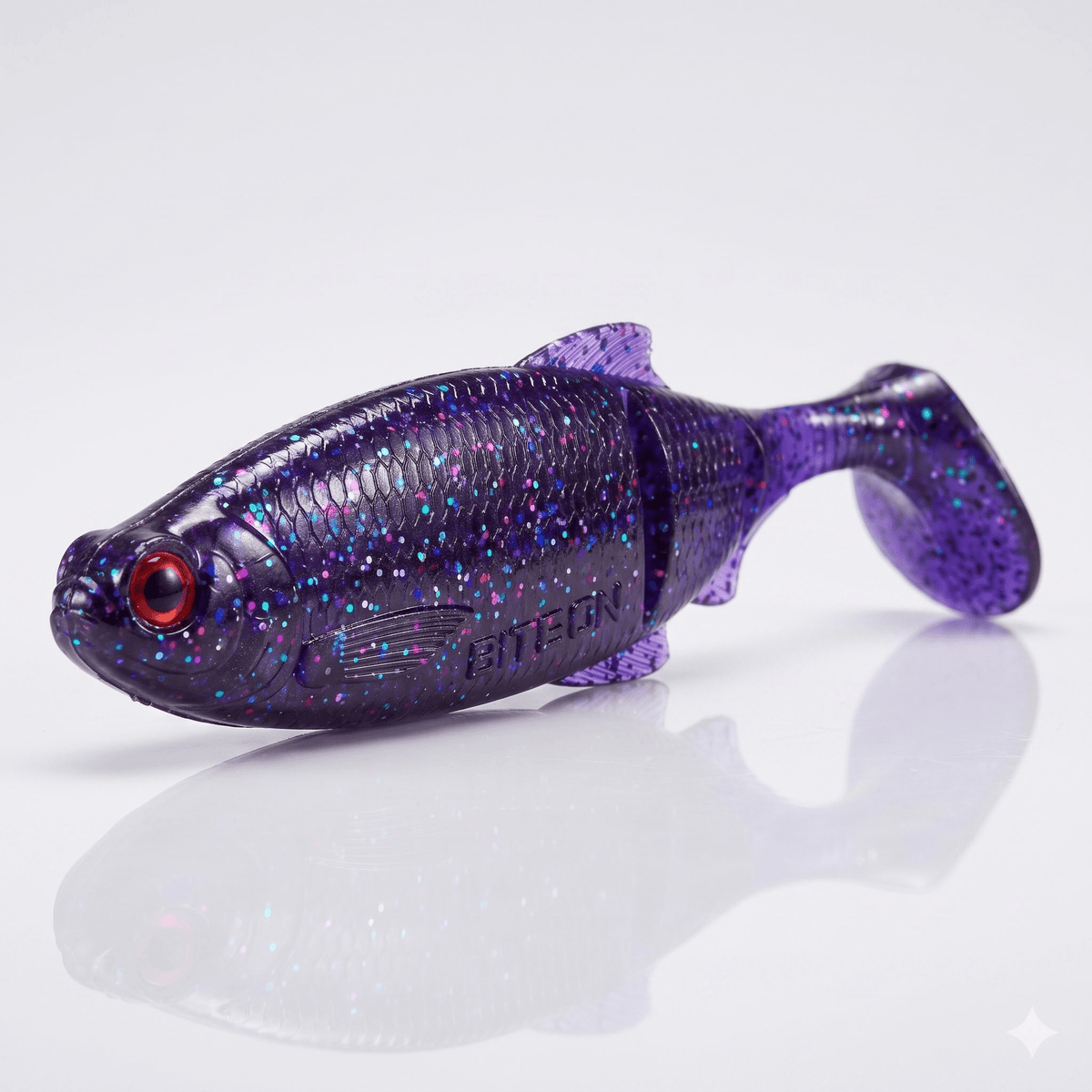 Bite On-Luky Roach Shad-14cm-Violet-De Goeie Vangst
