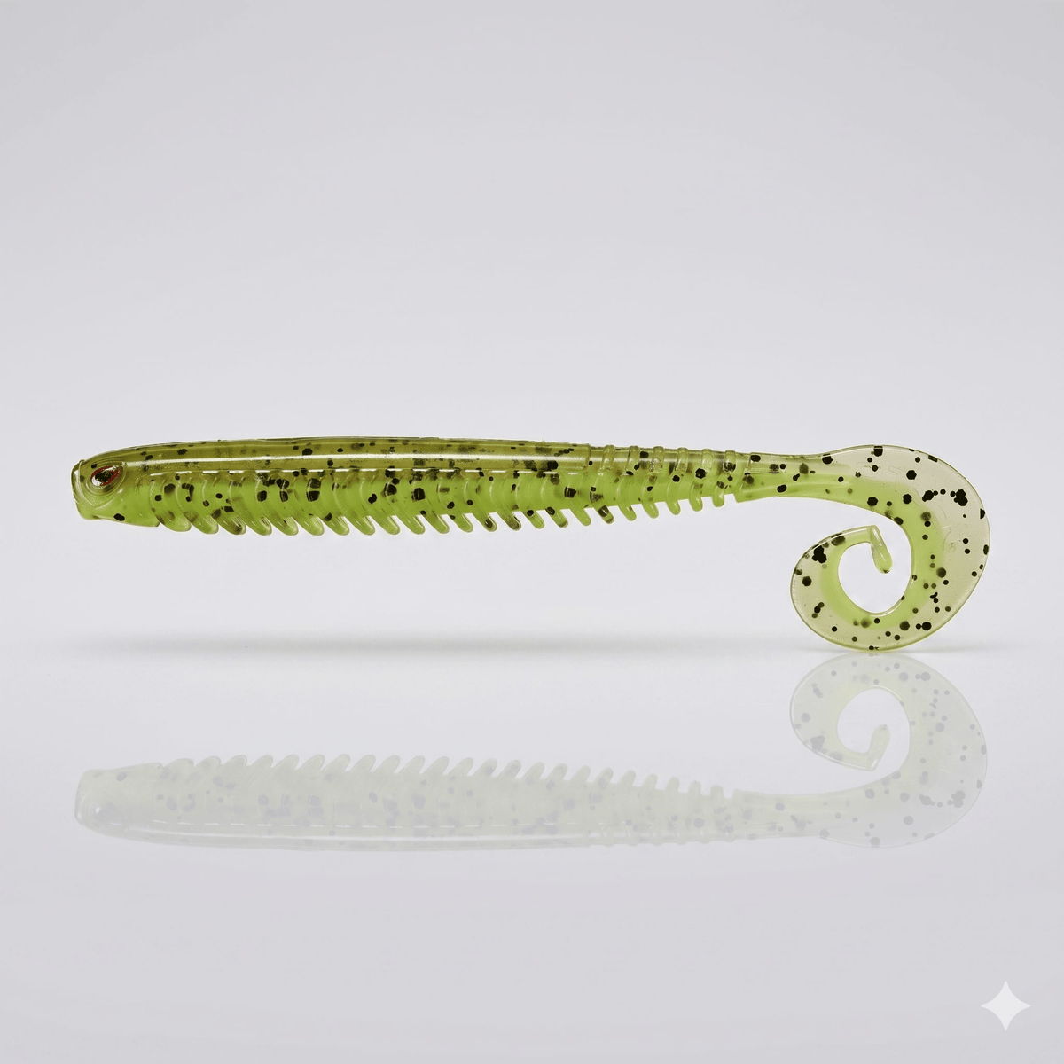 Bite On-Rib Worm Twister-10cm-Kivi-De Goeie Vangst