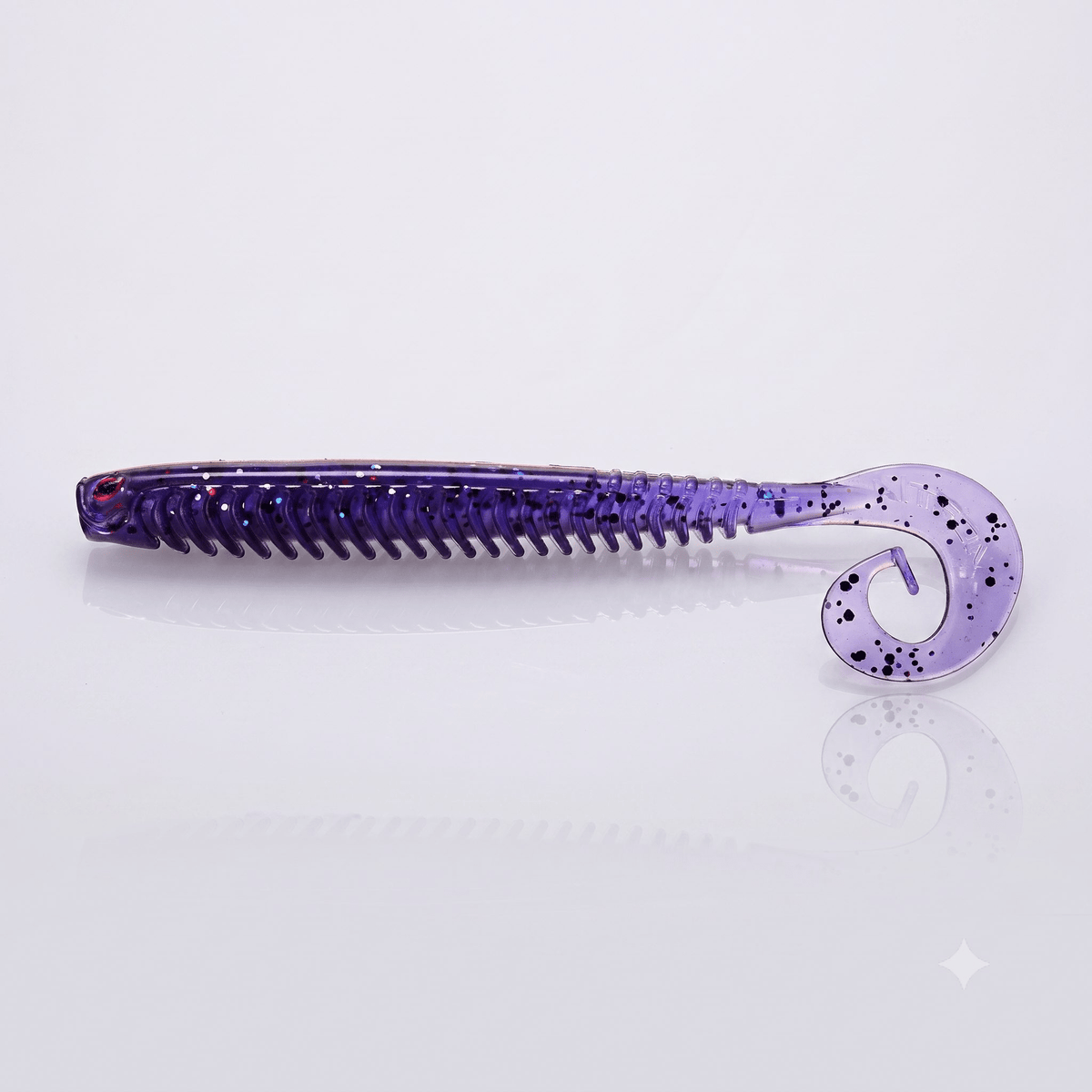 Bite On-Rib Worm Twister-10cm-Violet-De Goeie Vangst