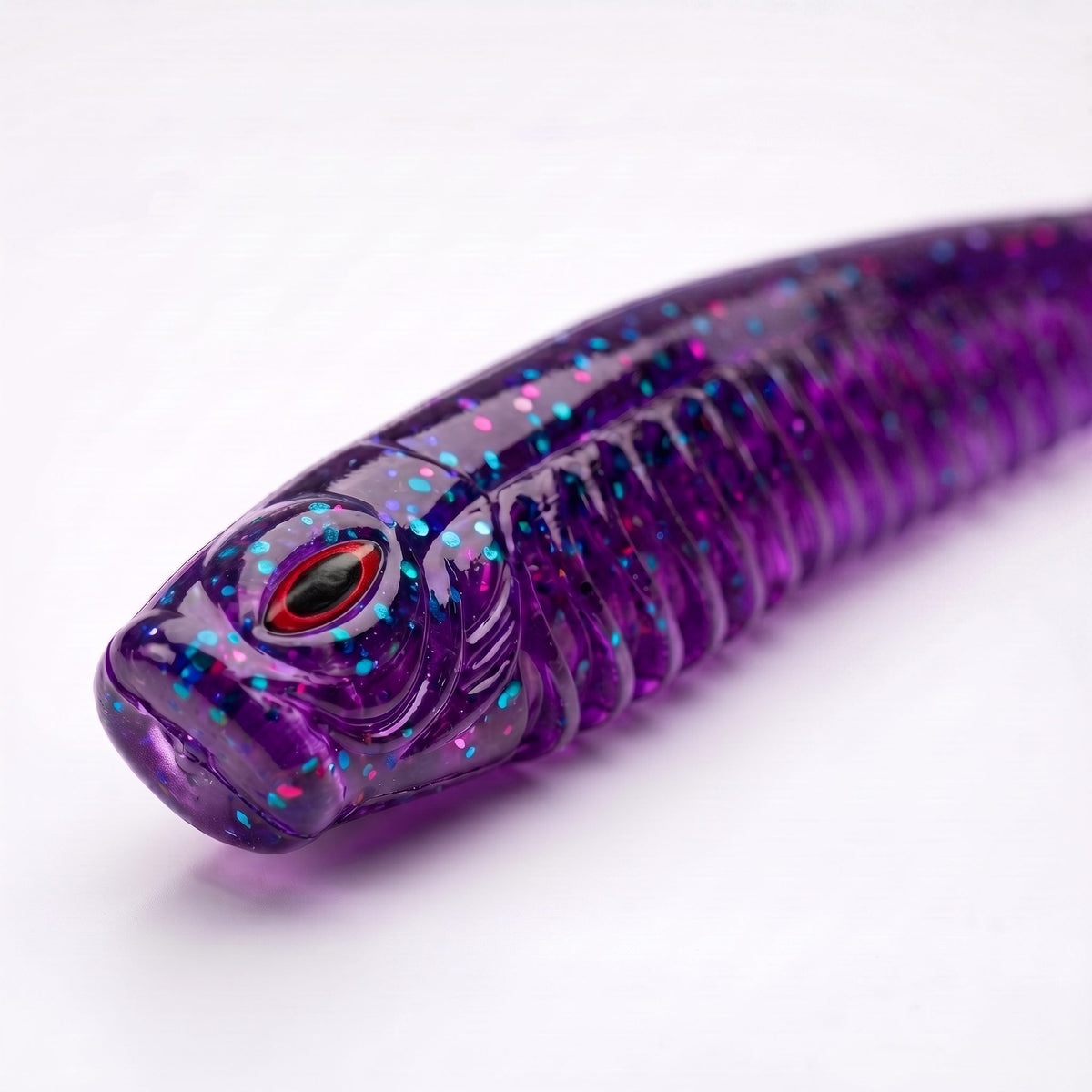 Bite On-Rib Worm Twister-12cm-Pink Lox-De Goeie Vangst