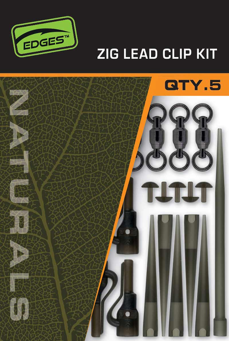 Fox Carp - Edges Naturals Zig Lead Clip Kit - Hengelsport De Goeie Vangst