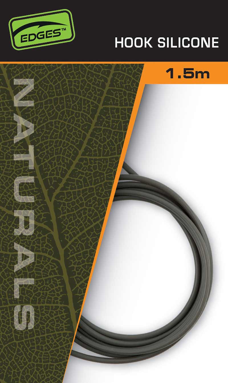 Fox Carp - Edges Naturals Hook Silicone | 1.5m - Hengelsport De Goeie Vangst