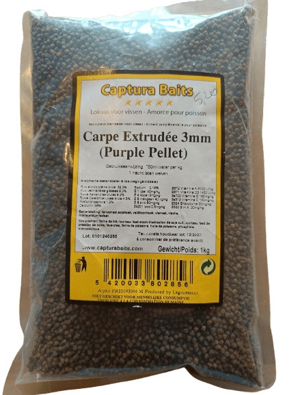 Captura - Captura Baits Purple Pellets | 1kg - Hengelsport De Goeie Vangst
