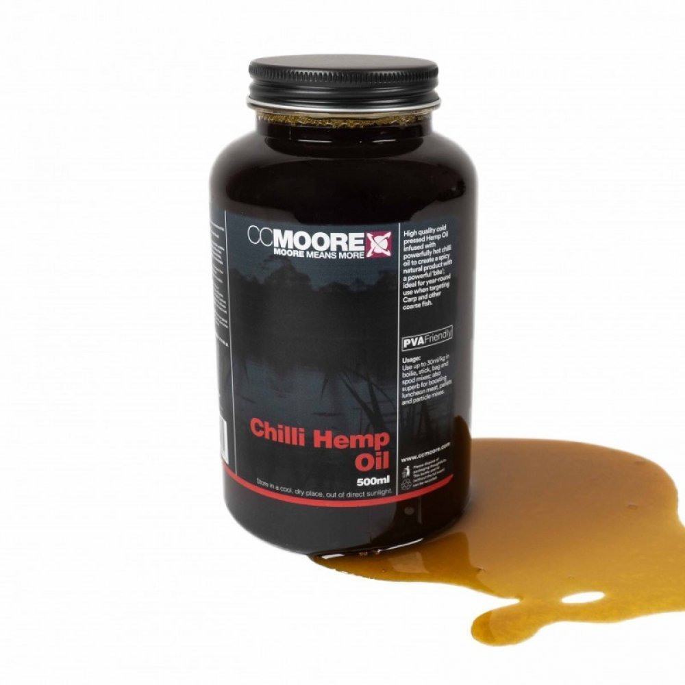 CCMOORE - Chili Hemp Oil | 500ml - Hengelsport De Goeie Vangst
