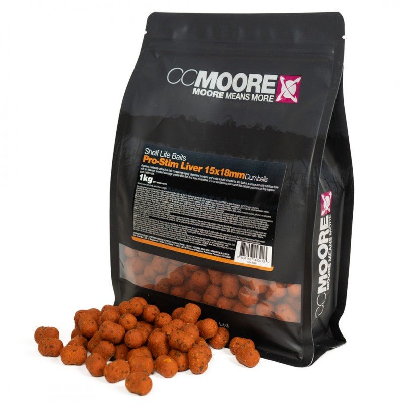 CCMOORE - Pro - stim Liver Dumbells | 1kg - Hengelsport De Goeie Vangst