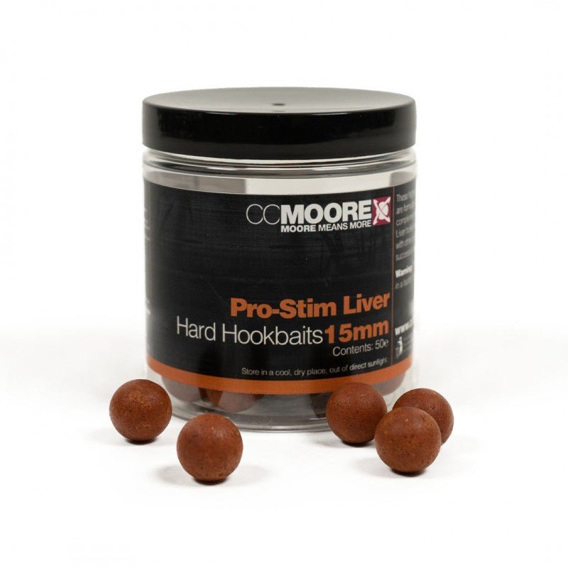 CCMOORE - Pro - stim Liver Hard Hookbaits - Hengelsport De Goeie Vangst
