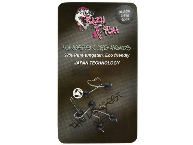Crazy Fish - Tungsten Nano Jig Heads - - Hengelsport De Goeie Vangst