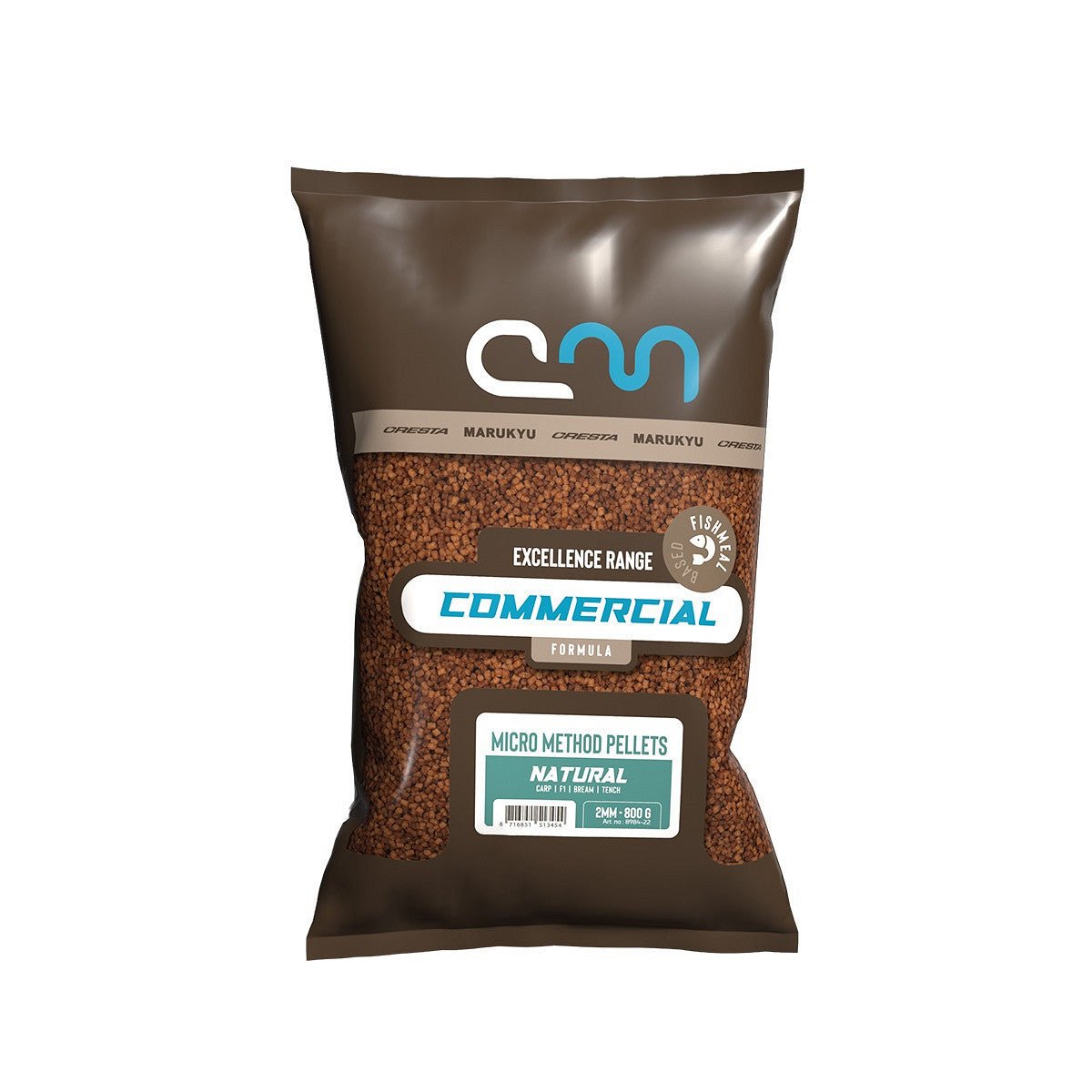 Cresta-Marukyu Micro Method Pellets 2mm | 800g-Natural - De Goeie Vangst