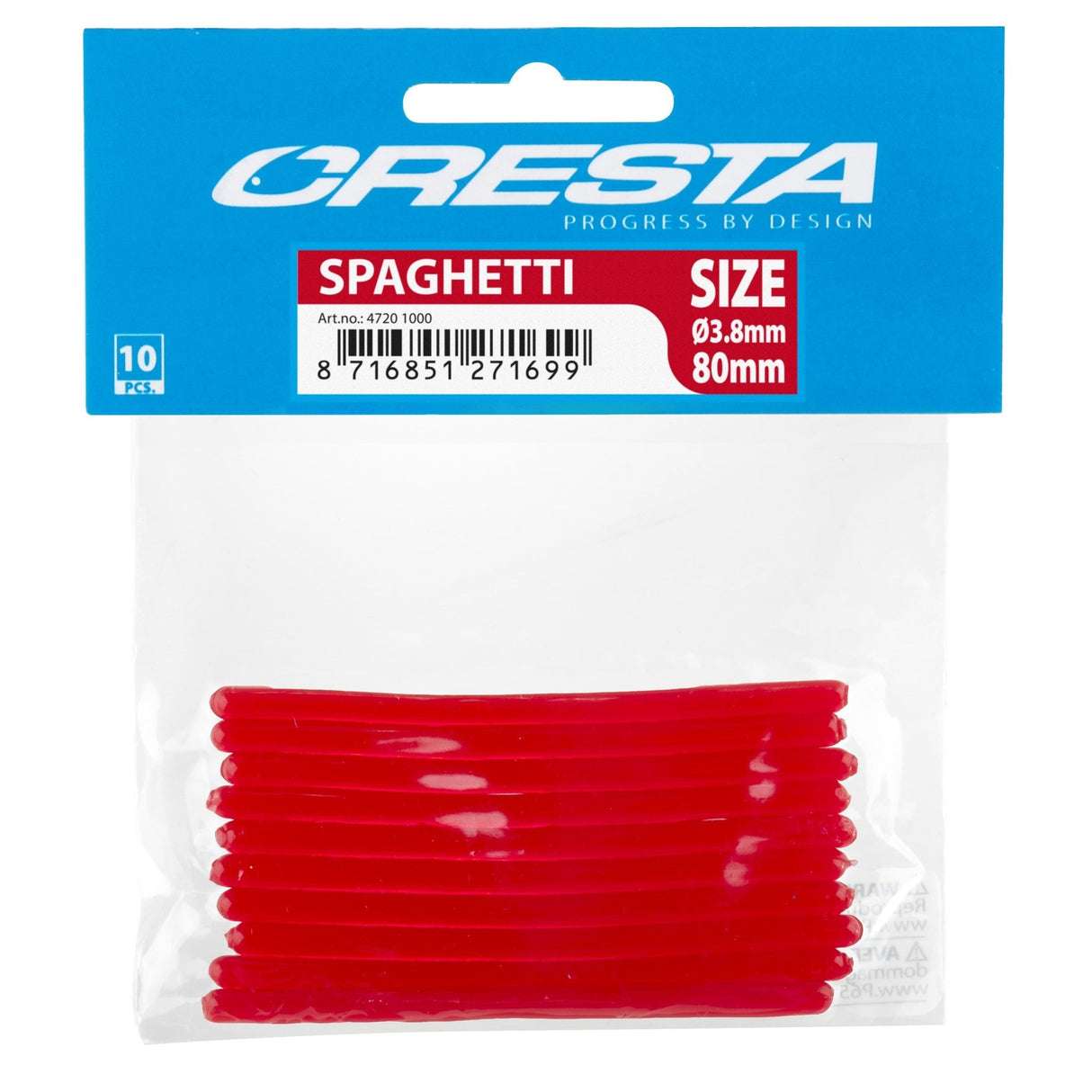 Cresta - Spaghetti 80mm - Hengelsport De Goeie Vangst