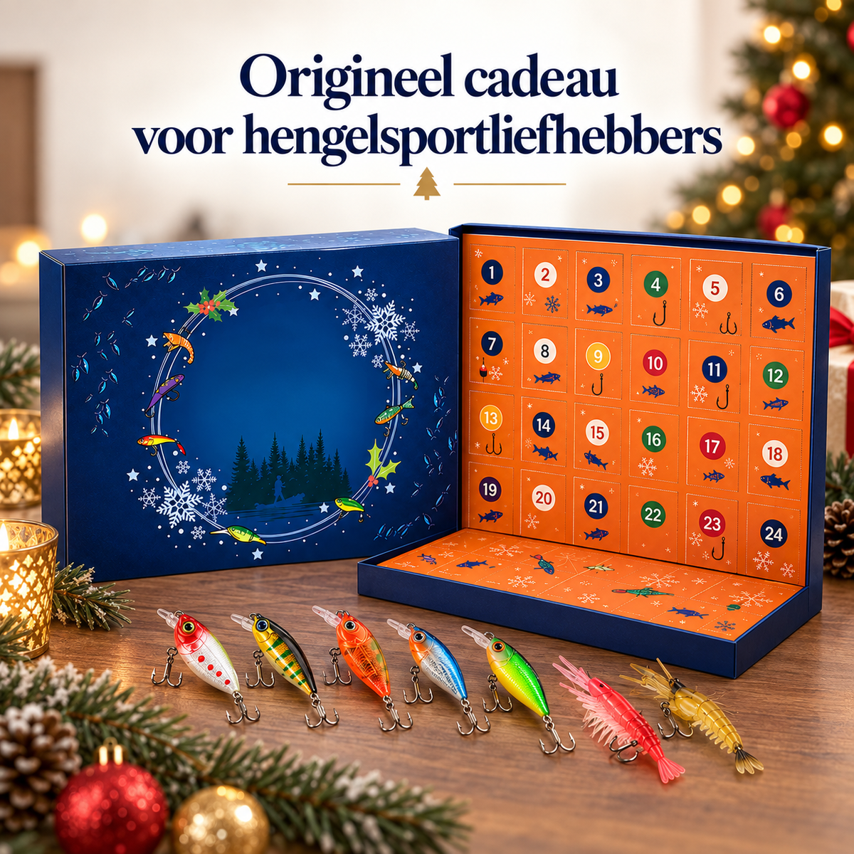 De Goeie Vangst-24-Daagse Hengelsport Adventskalender met Kunstaas - De Goeie Vangst