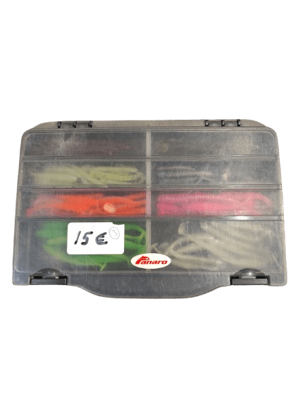 De Goeie Vangst-Tweedehands Shads Assortiment met Tacklebox – Diverse Kleuren - De Goeie Vangst