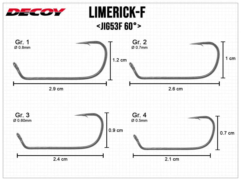 Decoy-JIG53F 60° Limerick-F Haak-4 - De Goeie Vangst