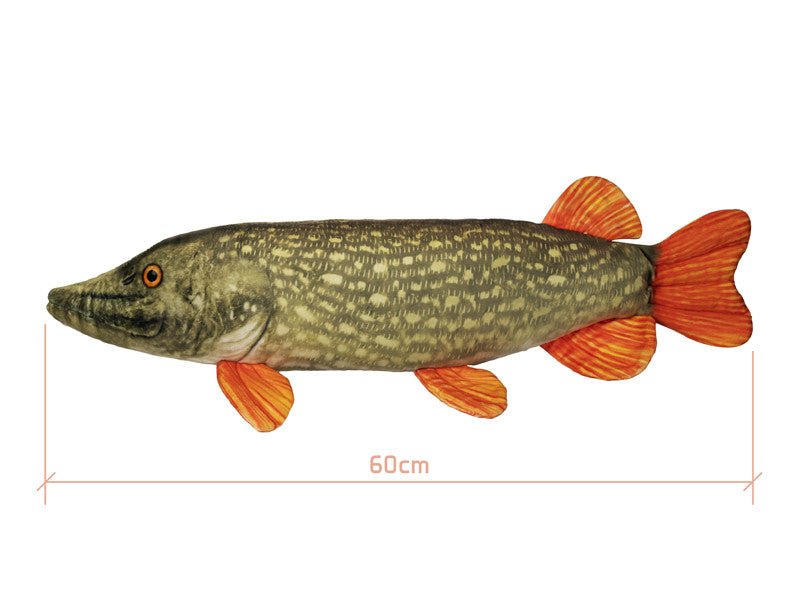 Delphin-PIKY Pluche Snoek Knuffel 60cm - De Goeie Vangst