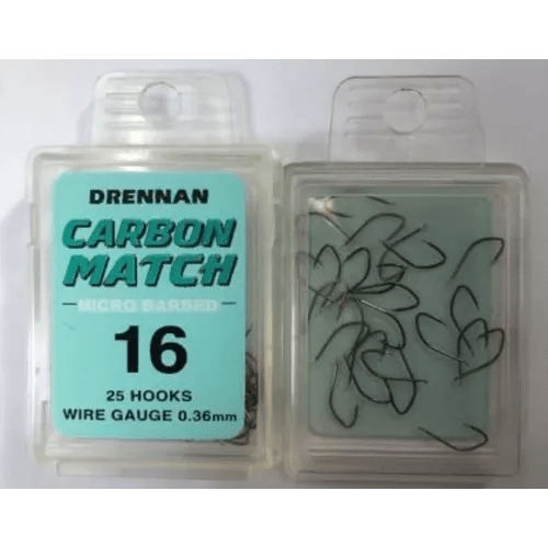Drennan - Carbon Match Haken - Hengelsport De Goeie Vangst