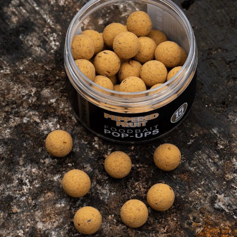 Dynamite Baits - Peppered Fruit Foodbait Pop - Ups 15mm - DY1923 - Hengelsport De Goeie Vangst