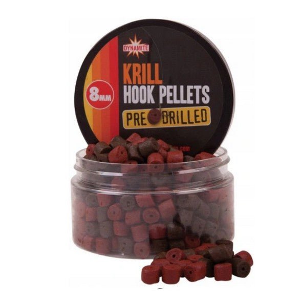 Dynamite Baits - Pre - drilled Hp Pellets | Krill | 8mm - Hengelsport De Goeie Vangst