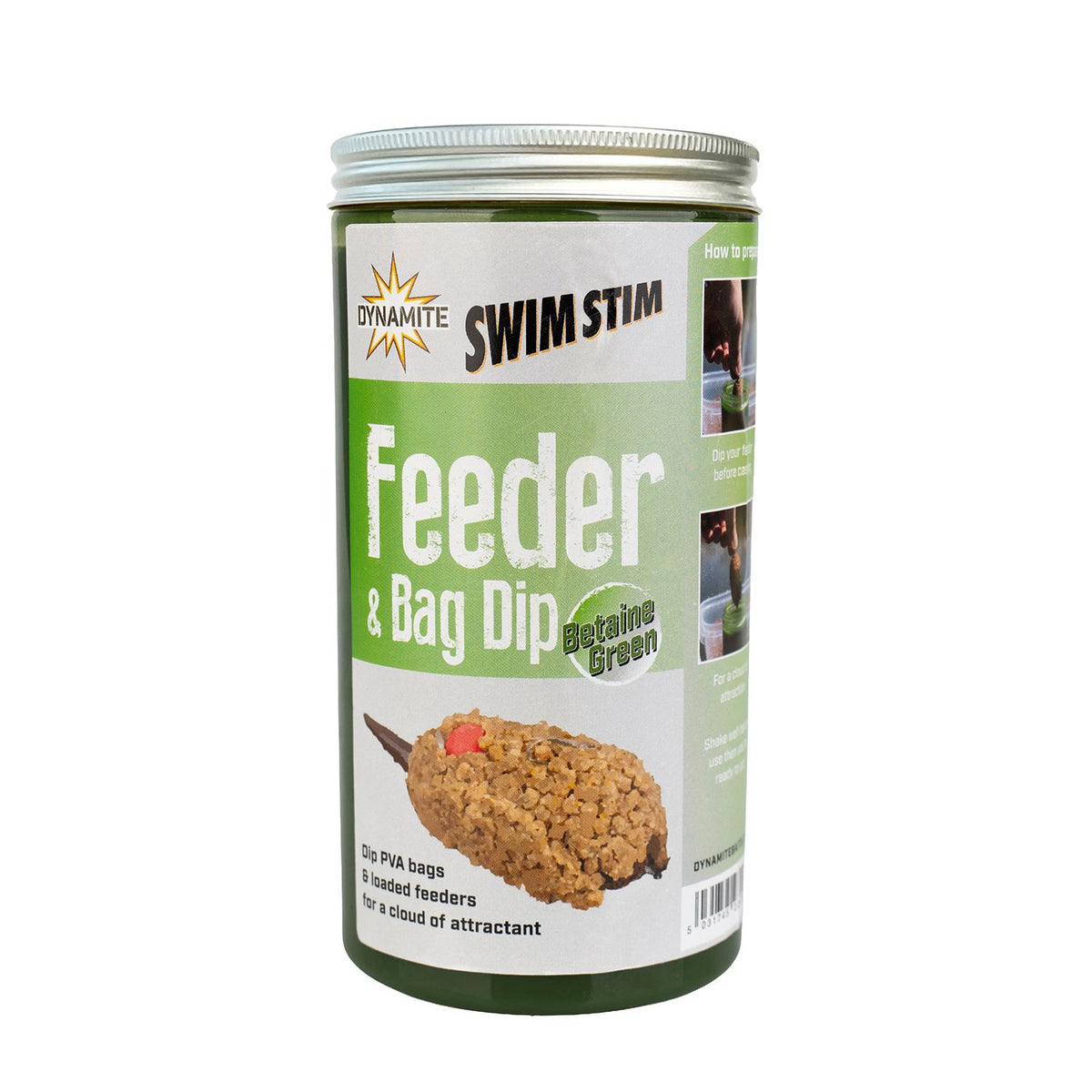 Dynamite Baits-Swim Stim Betaine Green Feeder & Bag Dip | 500ml - De Goeie Vangst