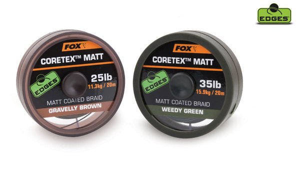 Fox Carp - Edges Coretex Matt | 20m - Hengelsport De Goeie Vangst