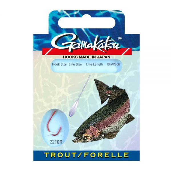 Gamakatsu - Trout LS - 2210R Rood - Hengelsport De Goeie Vangst