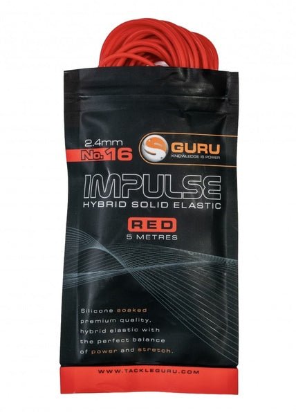 Guru-Hybrid Elastic | 5m-2.4mm - Red - De Goeie Vangst