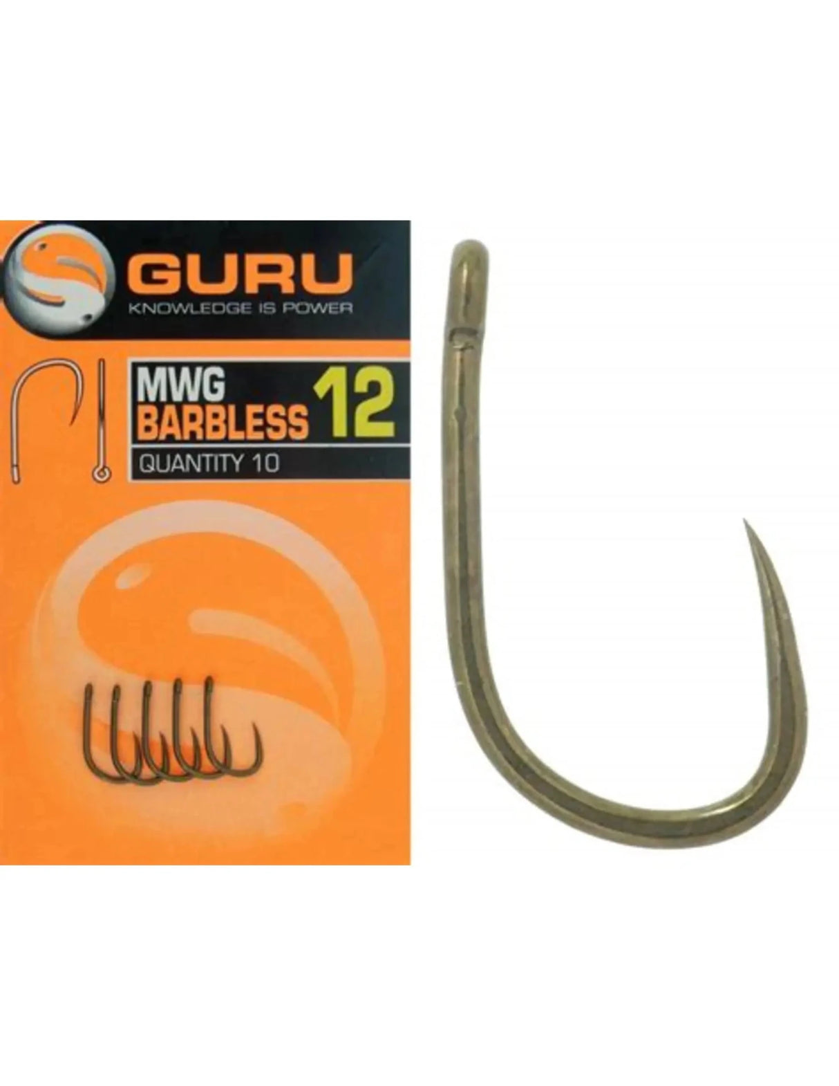 Guru - MWG Barbless Eyed Hooks - - Hengelsport De Goeie Vangst