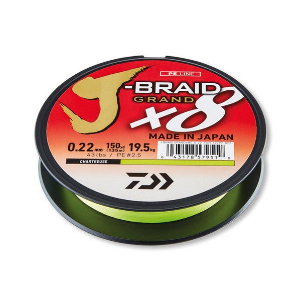 Daiwa - J - Braid Grand X8 | 135m - Hengelsport De Goeie Vangst