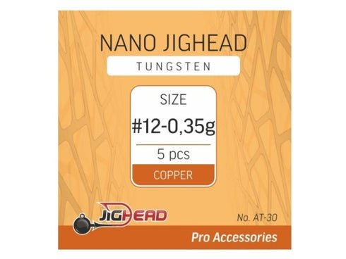 Jighead-Tungsten Nano Jighead-Copper-12 0.35g-De Goeie Vangst