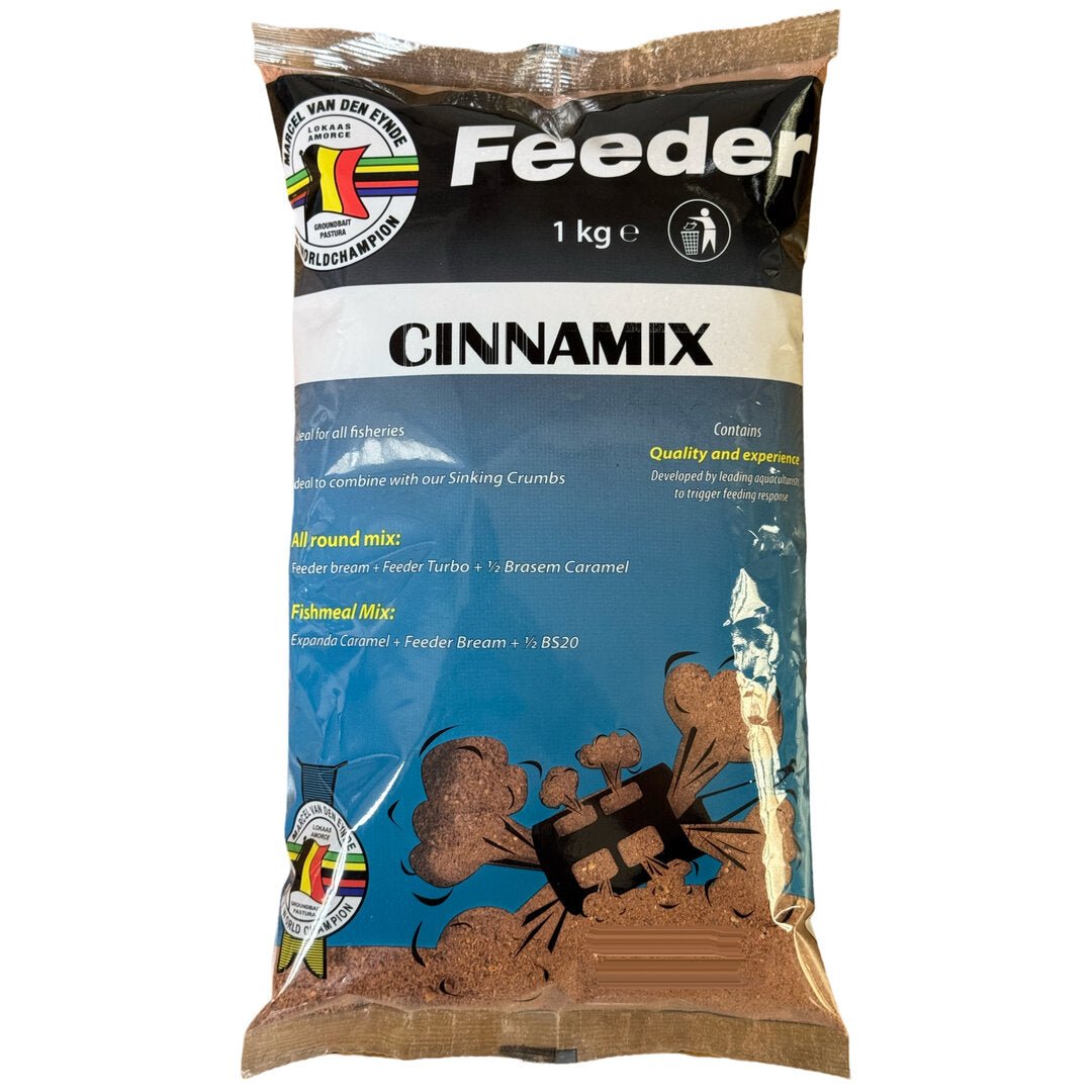 Marcel Van Den Eynde - Feeder Cinnamix Grondvoer | 1kg - Hengelsport De Goeie Vangst